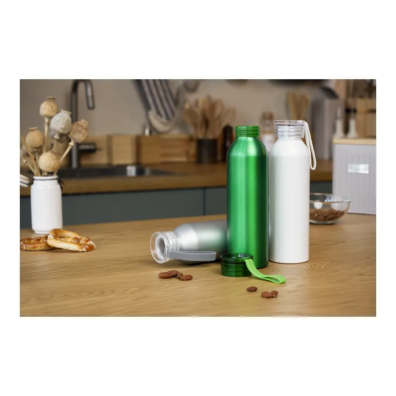Arpeggio – Borraccia in alluminio 600 ml, colore Bianco