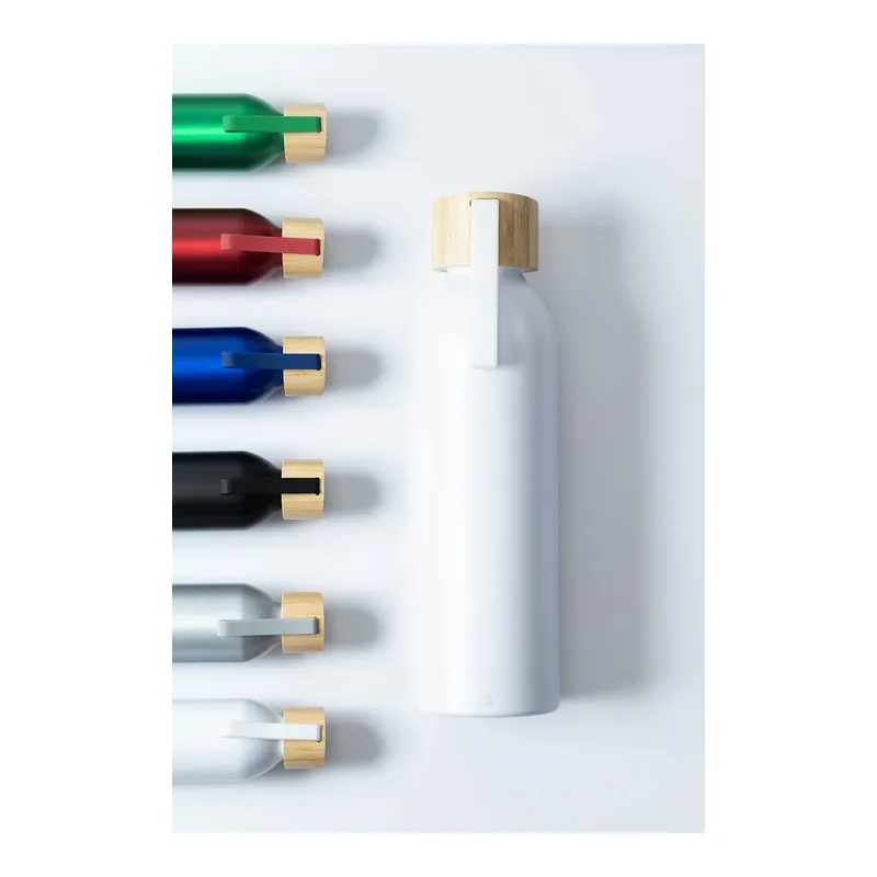 Penombra – Borraccia in alluminio 600 ml, colore Bianco