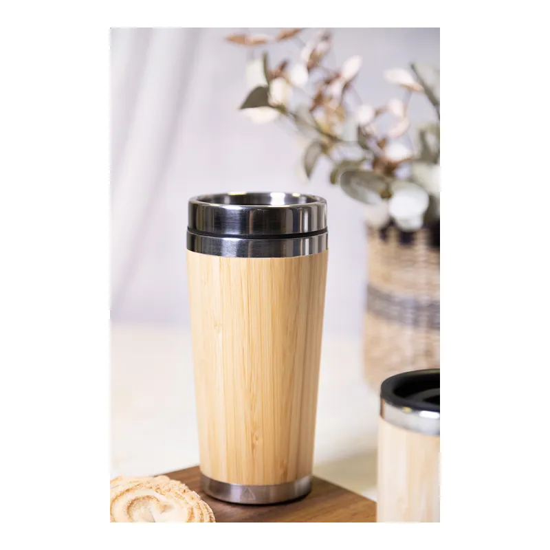 Gambero – Tumbler termico in bambù 500 ml, colore Naturale