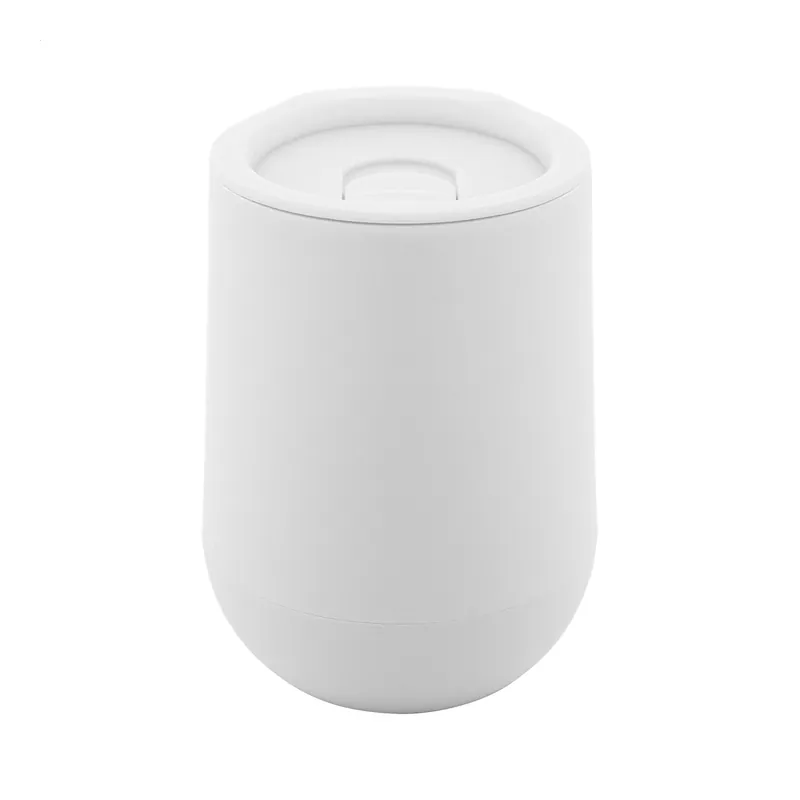 Garzetta – Bicchiere riutilizzabile in polipropilene 300 ml, colore Bianco, vista fronte