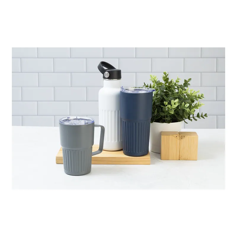 Germano – Thermos in acciaio inox riciclato 500 ml, colore Bianco