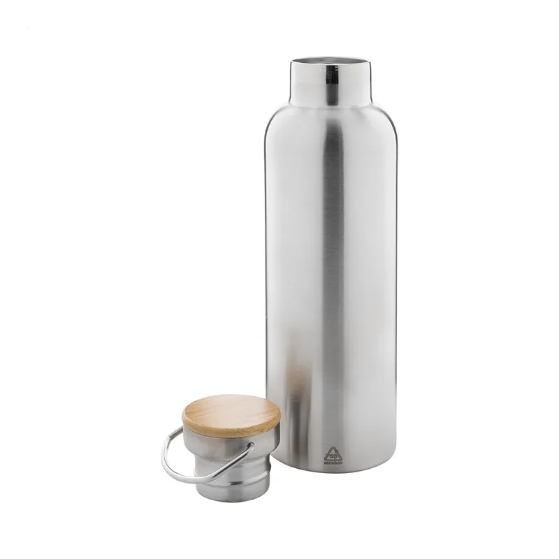 Rondone – Borraccia termica in acciaio inox riciclato 750 ml, colore Argento