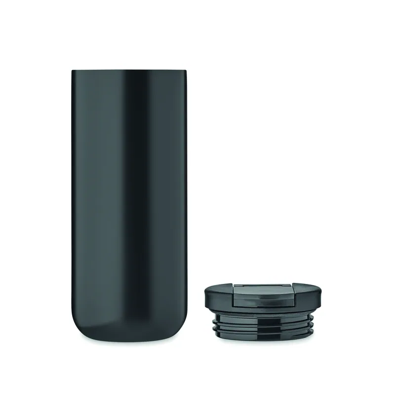 Lava – Tumbler termico in acciaio inox 330 ml, colore Nero, vista dall alto