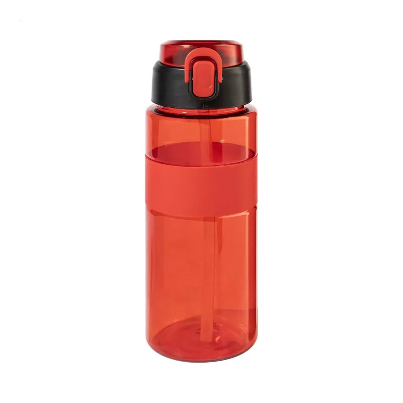 Malva – Borraccia sportiva in RPET riciclato 700 ml, colore Rosso, vista fronte