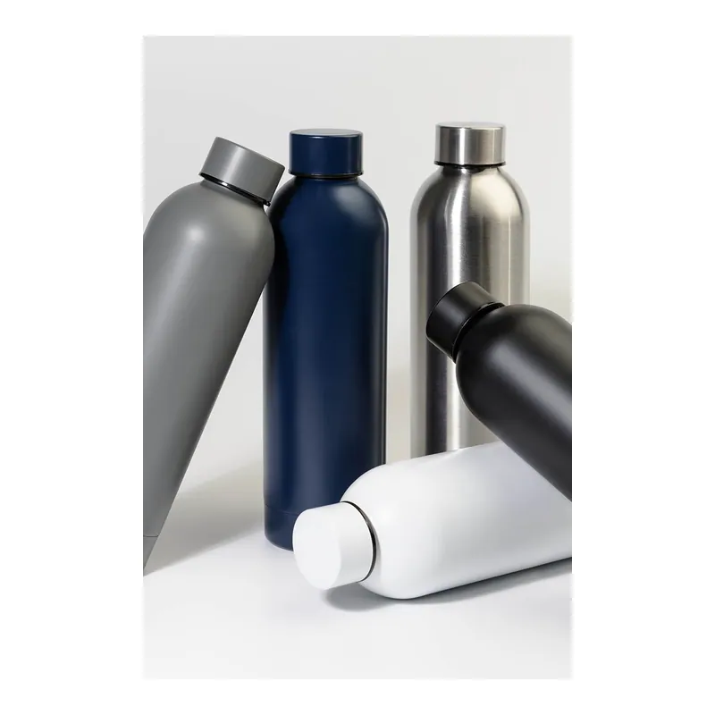 Farfalla – Borraccia in acciaio inox riciclato 800 ml, colore Blu scuro