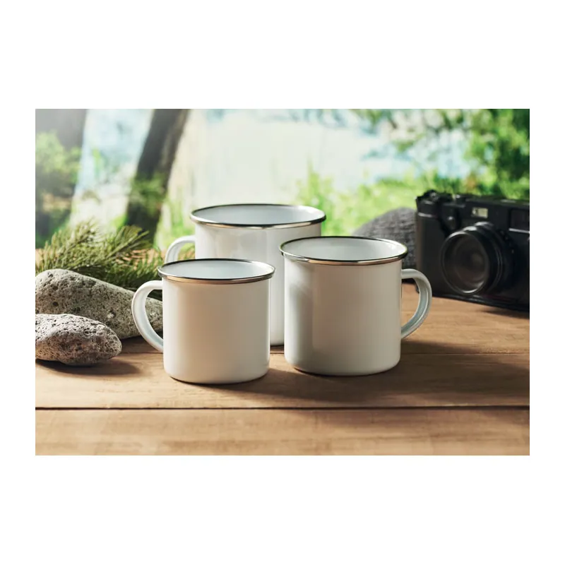 Salsedine – Tazza da viaggio in metallo 200 ml, colore Bianco, foto ambientata