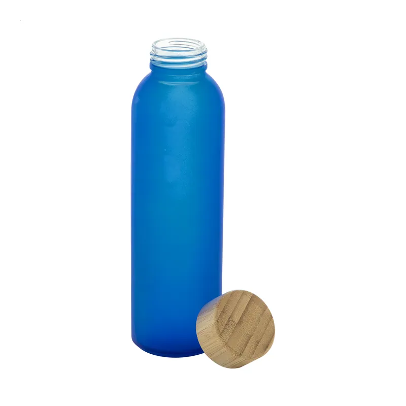 Cinciallegra – Borraccia in vetro 500 ml, colore Blu