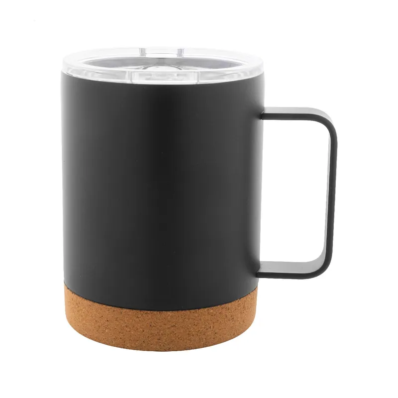 Acquamarina – Tumbler termico in acciaio inox 330 ml, colore Nero, vista fronte