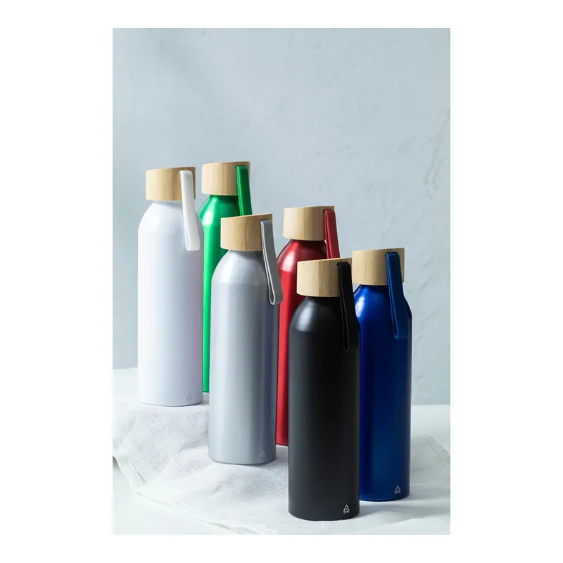 Penombra – Borraccia in alluminio 600 ml, colore Bianco
