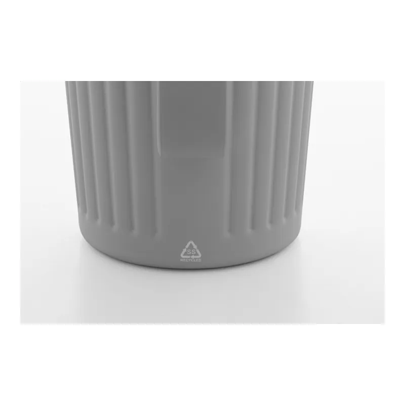 Nibbio – Tumbler termico in acciaio inox riciclato 470 ml, colore Grigio scuro