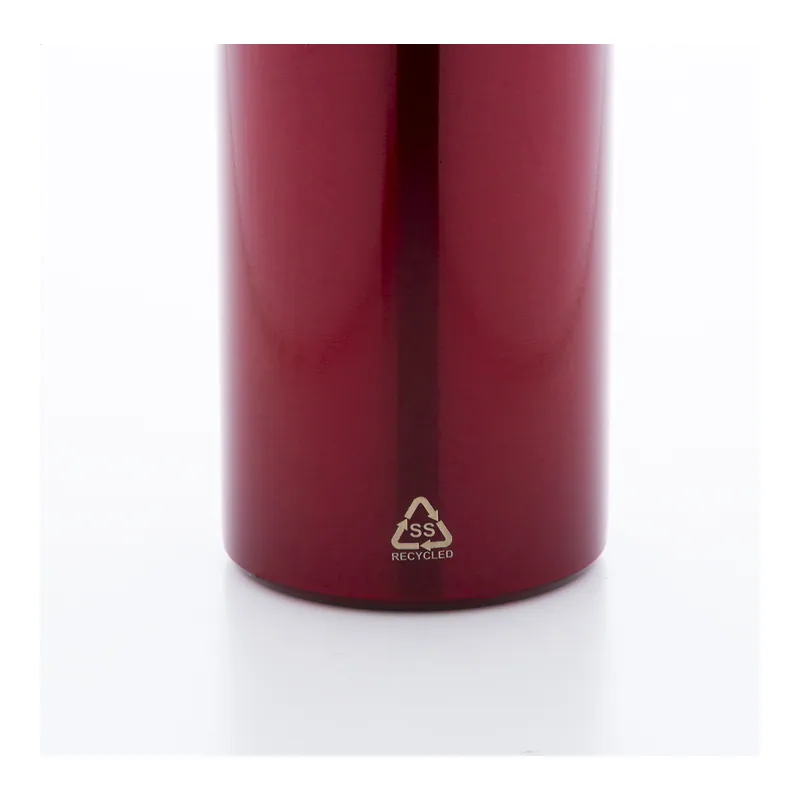 Onice – Borraccia in acciaio inox riciclato 400 ml, colore Rosso