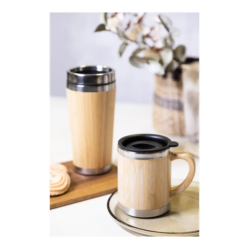 Guglia – Tumbler termico in bambù 300 ml, colore Naturale