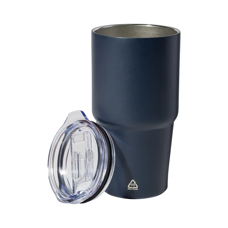 Susino – Tumbler termico in acciaio inox riciclato 600 ml, colore Blu scuro