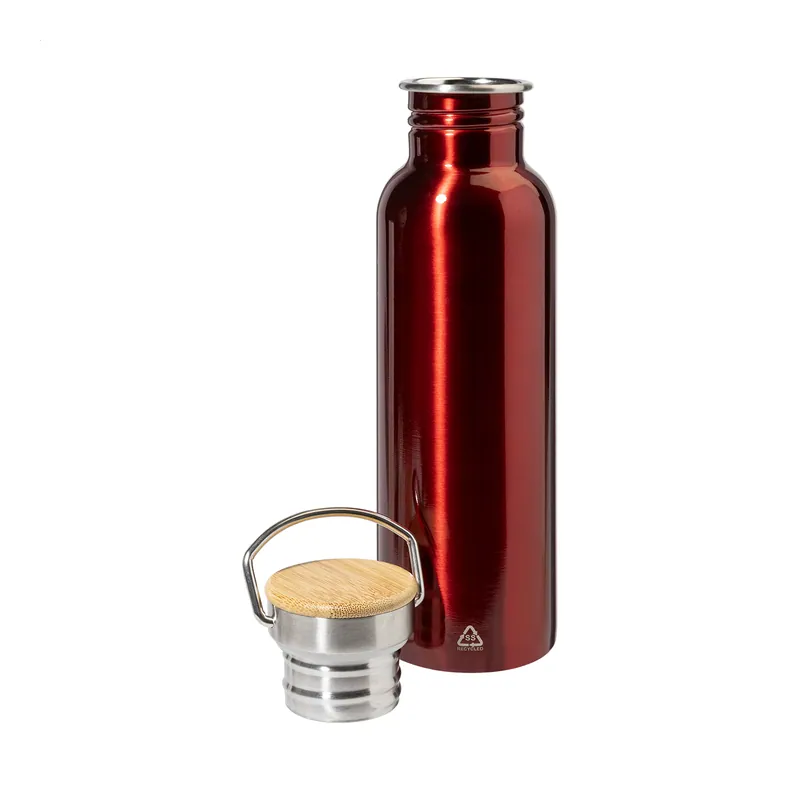 Radice – Borraccia in acciaio inox riciclato 750 ml, colore Rosso