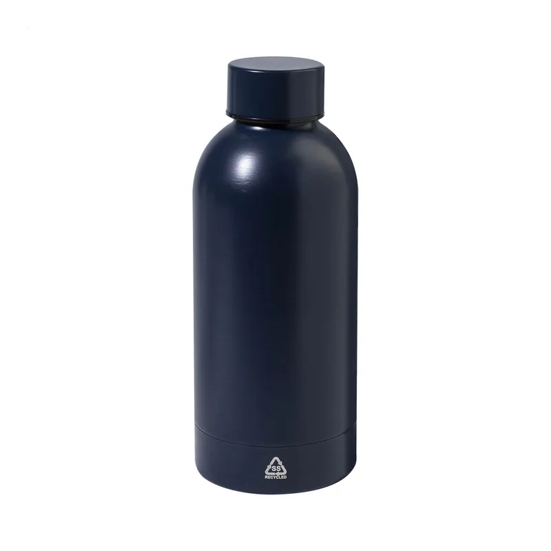 Narciso – Borraccia in acciaio inox riciclato 500 ml, colore Blu scuro, vista dettaglio