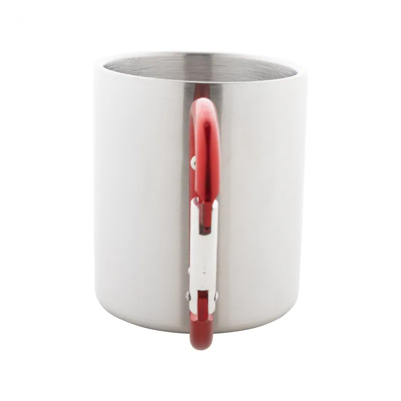 Tortora – Tumbler termico in acciaio inox 200 ml, colore Rosso / Argento