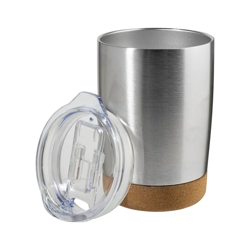 Begonia – Tumbler termico in acciaio inox 380 ml, colore Argento