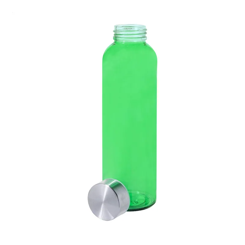 Falò – Borraccia in vetro 500 ml, colore Verde