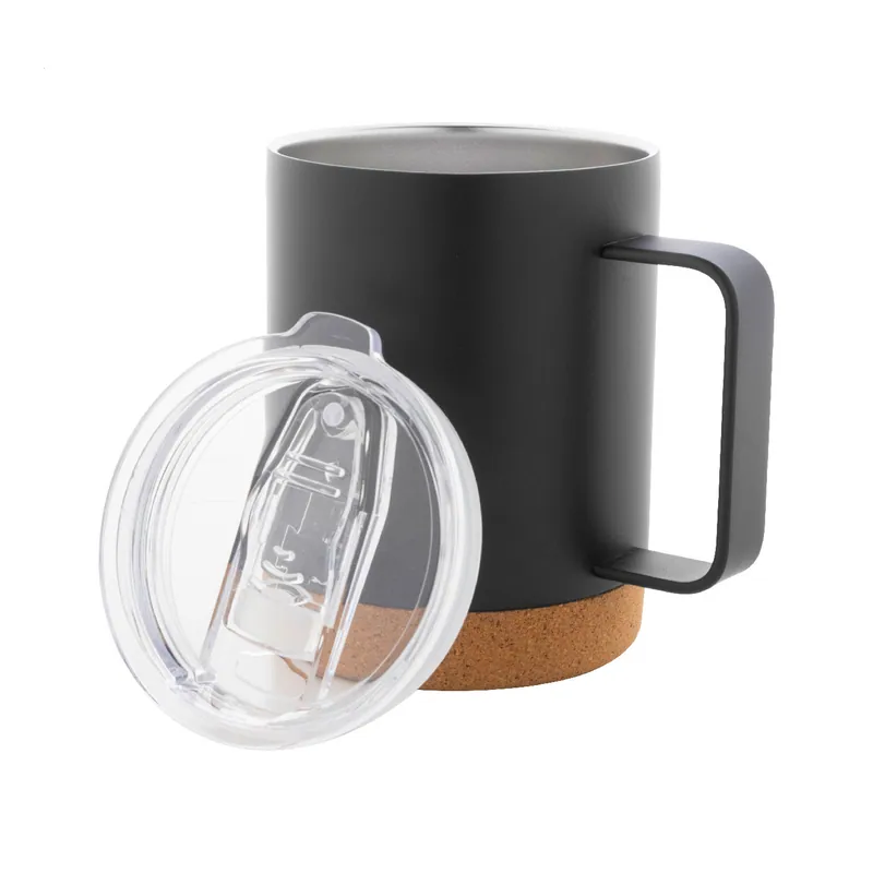 Acquamarina – Tumbler termico in acciaio inox 330 ml, colore Nero