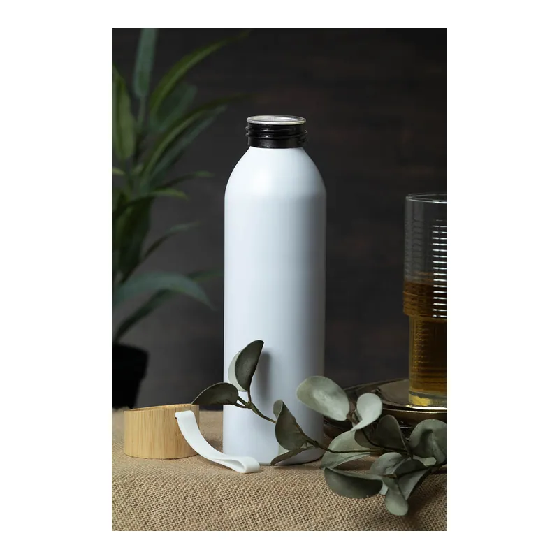 Penombra – Borraccia in alluminio 600 ml, colore Bianco