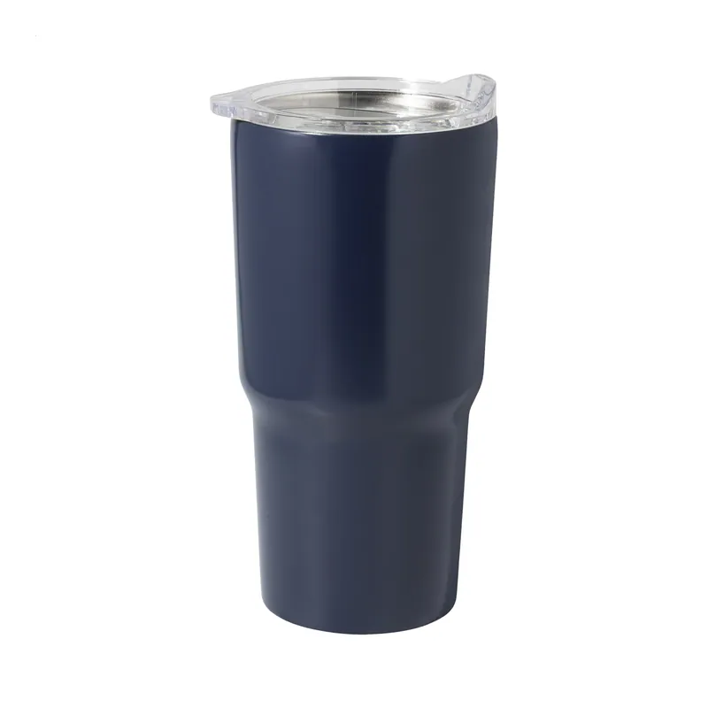Calma – Tumbler termico in acciaio inox riciclato 600 ml, colore Blu scuro