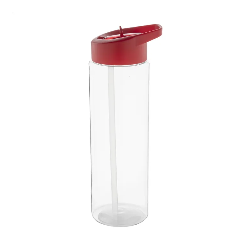 Nocciolo – Borraccia sportiva in RPET riciclato 650 ml, colore Rosso