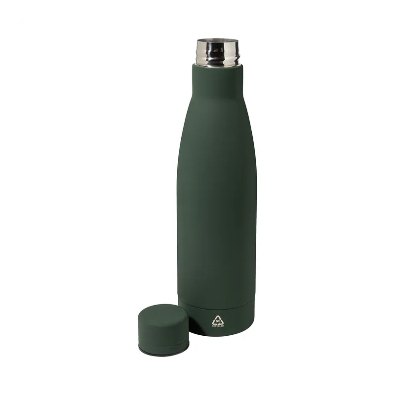 Capriolo – Borraccia in acciaio inox riciclato 750 ml, colore Verde