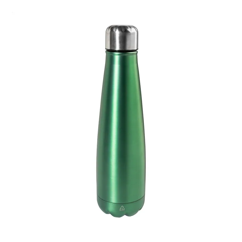 Cicogna – Borraccia in acciaio inox riciclato 600 ml, colore Verde, vista dettaglio