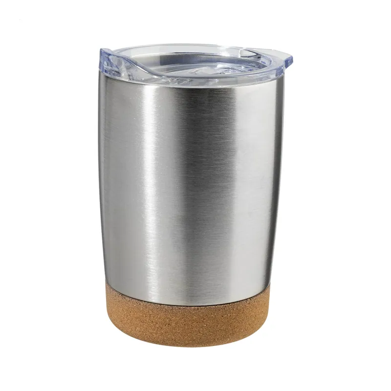 Begonia – Tumbler termico in acciaio inox 380 ml, colore Argento