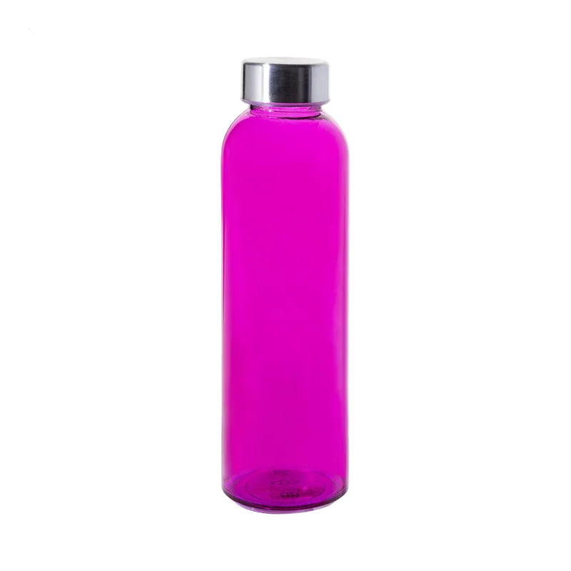 Falò – Borraccia in vetro 500 ml, colore Fucsia, vista fronte