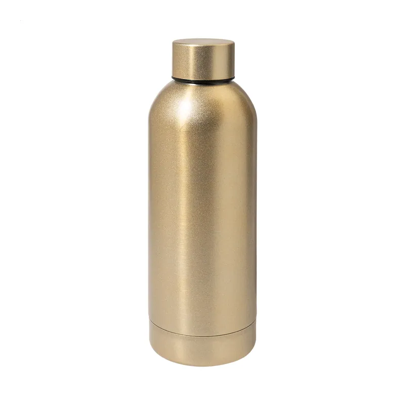 Madrepora – Borraccia in acciaio inox 800 ml, colore Oro, vista fronte