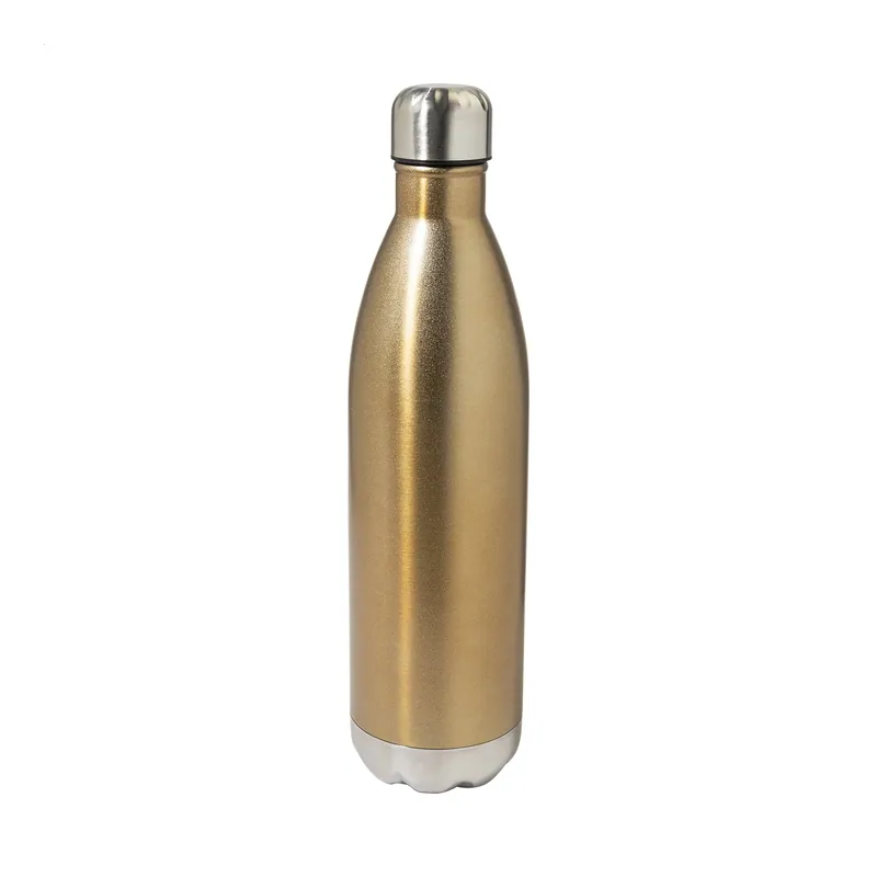 Nevaio – Borraccia termica in acciaio inox 750 ml, colore Oro, vista fronte