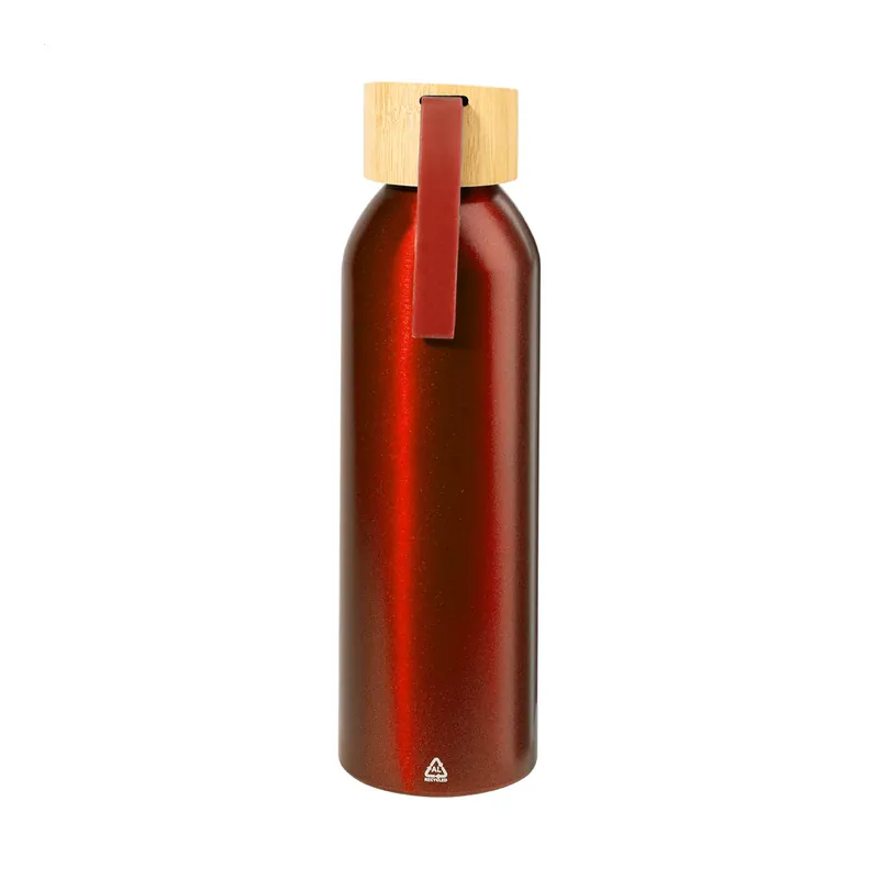 Penombra – Borraccia in alluminio 600 ml, colore Rosso, vista fronte