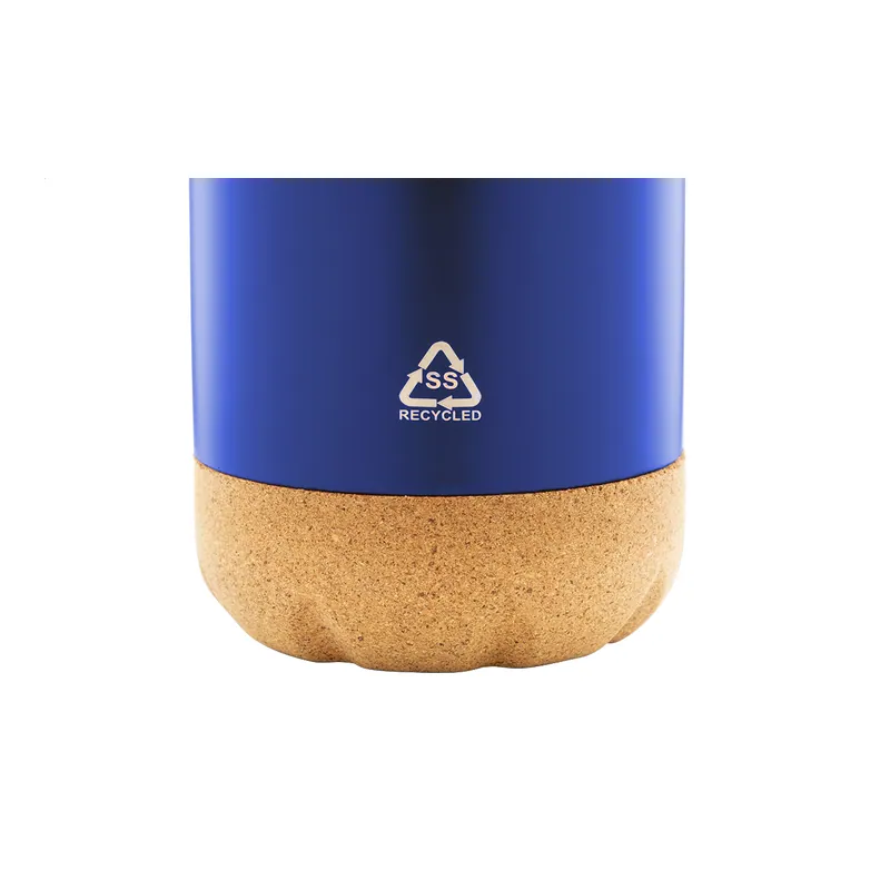 Anfratto – Borraccia termica in acciaio inox riciclato 500 ml, colore Blu