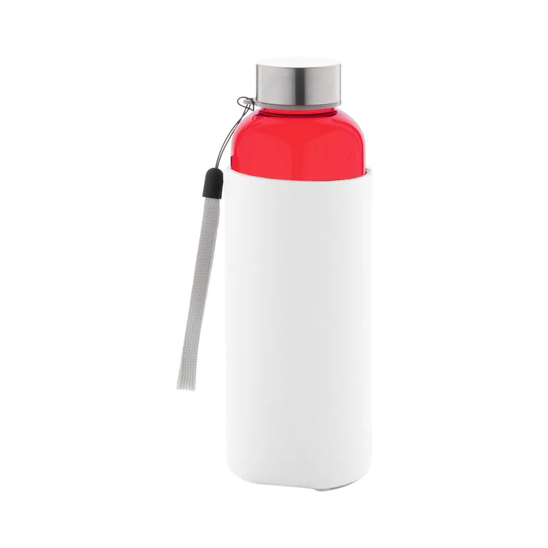 Forra – Borraccia in RPET riciclato 500 ml, colore Rosso / Bianco