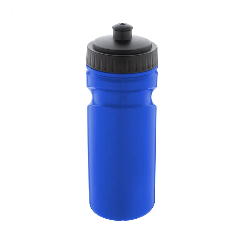 Marmotta – Borraccia sportiva in polipropilene PE riciclato 500 ml, colore Blu, vista fronte