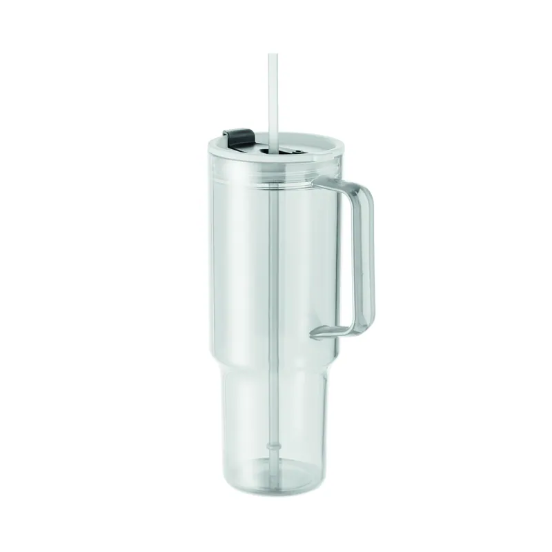 Crepuscolo – Bicchiere riutilizzabile in RPET riciclato 1200 ml, colore Trasparente, vista retro