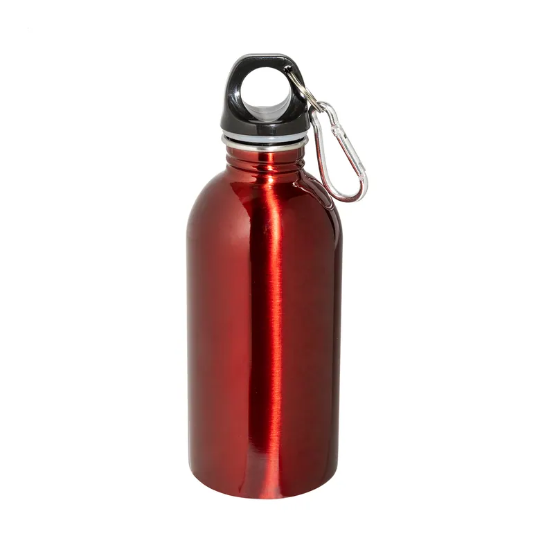 Onice – Borraccia in acciaio inox riciclato 400 ml, colore Rosso