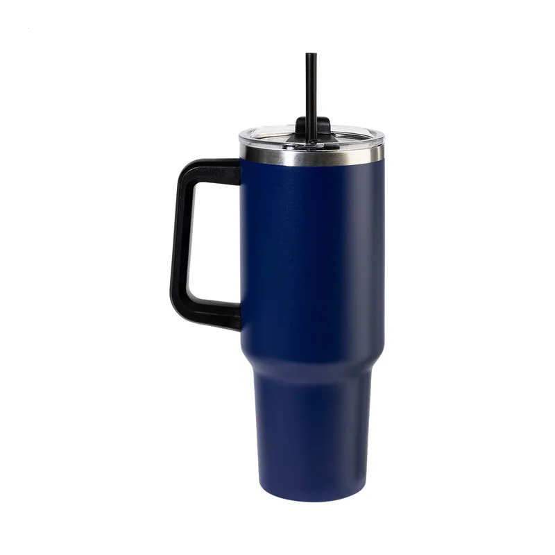 Arenaria – Tumbler termico in acciaio inox riciclato 1200 ml, colore Blu scuro