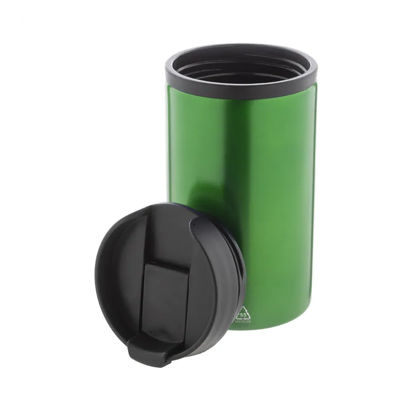 Spigola – Tumbler termico in acciaio inox riciclato 250 ml, colore Verde