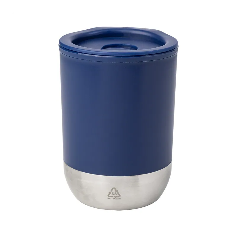 Cardellino – Bicchiere riutilizzabile in polipropilene 300 ml, colore Blu scuro, vista fronte