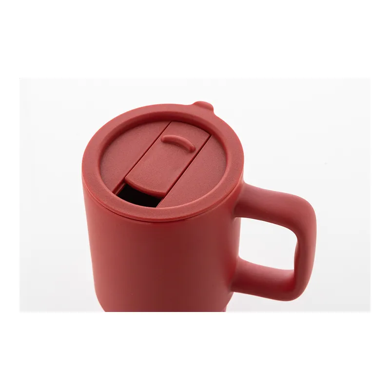 Passero – Tazza da viaggio in ceramica 420 ml, colore Rosso