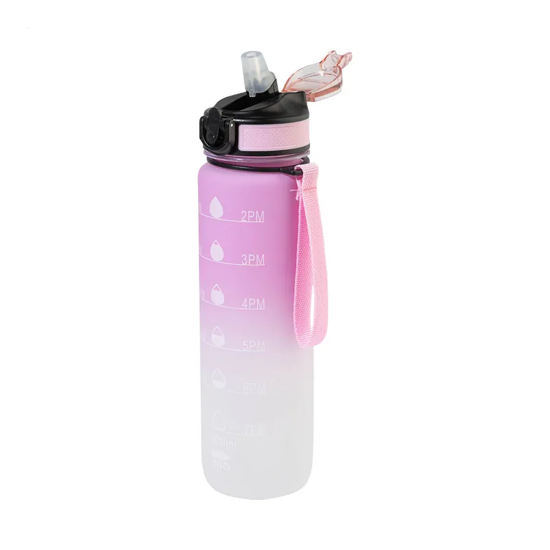 Pigna – Borraccia sportiva in RPET riciclato 1 litro, colore Rosa