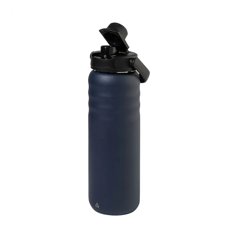 Muflone – Borraccia termica in acciaio inox riciclato 600 ml, colore Blu scuro