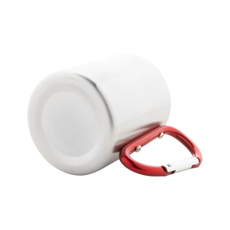 Tortora – Tumbler termico in acciaio inox 200 ml, colore Rosso / Argento