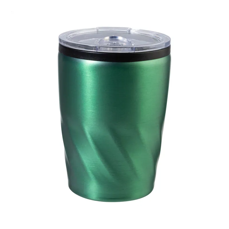 Olmo – Tumbler termico in acciaio inox 350 ml, colore Verde, vista fronte
