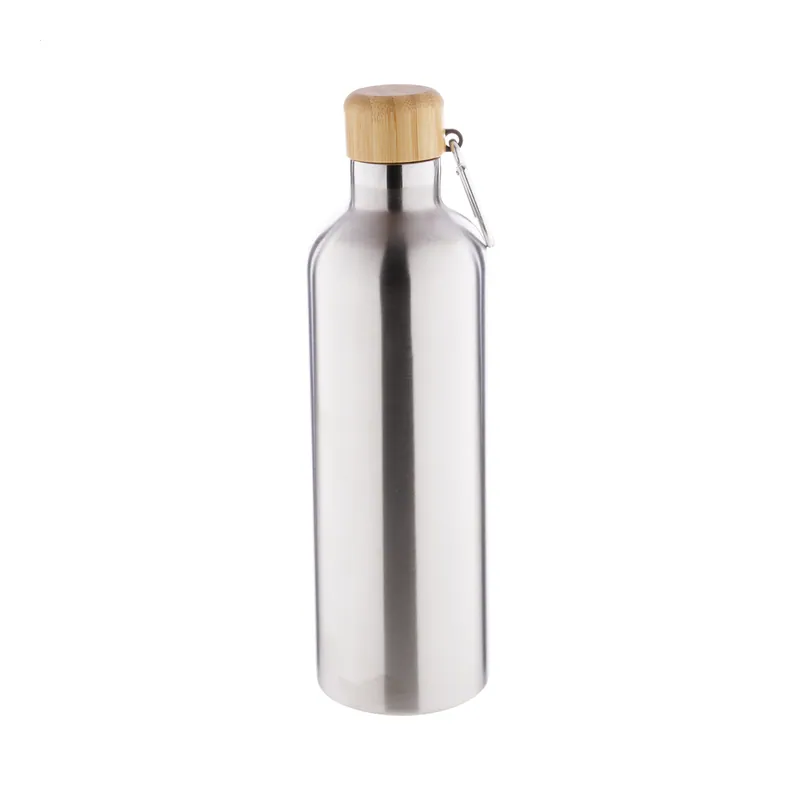 Agrifoglio – Borraccia termica in acciaio inox 500 ml, colore Argento