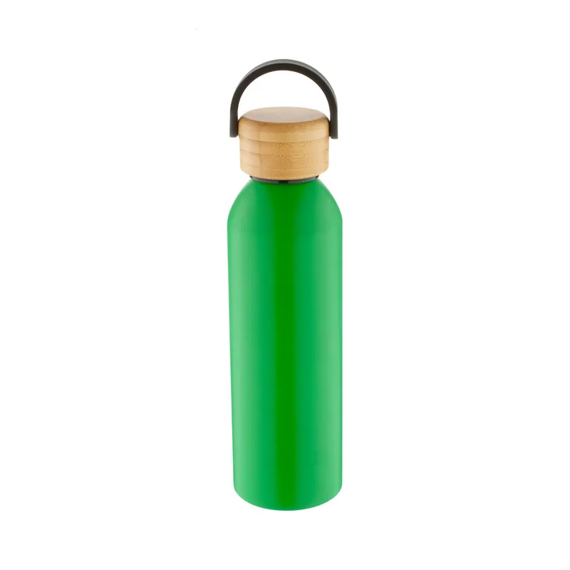 Pozzo – Borraccia in alluminio 600 ml, colore Verde, vista fronte