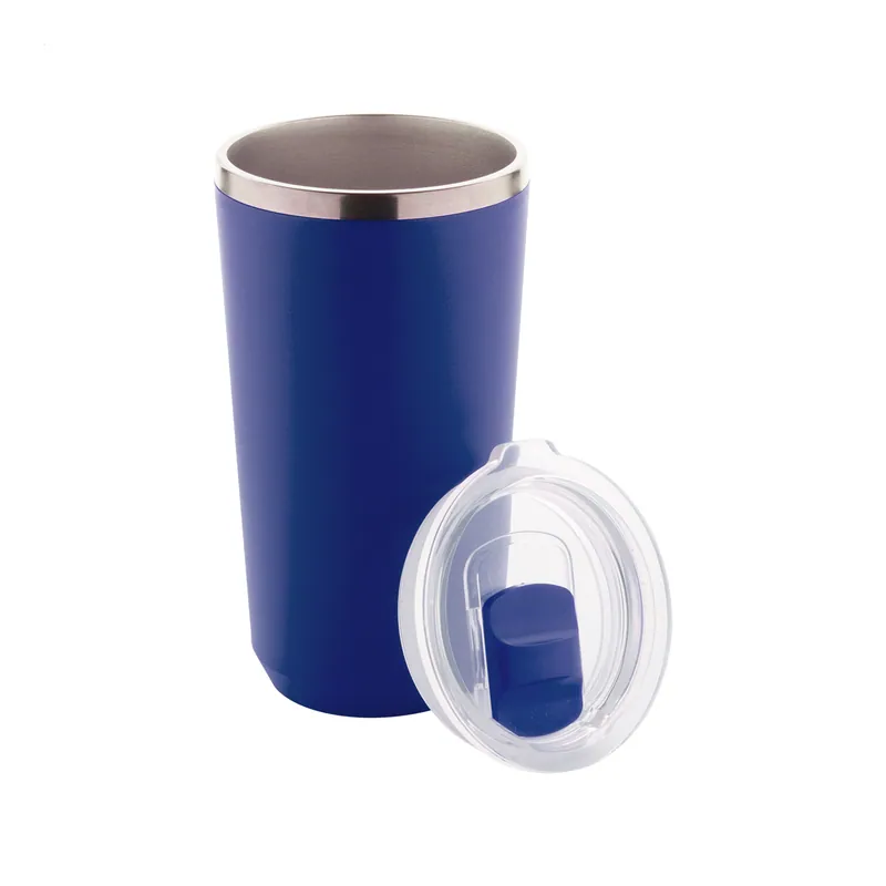 Veronica – Bicchiere riutilizzabile in polipropilene 500 ml, colore Blu