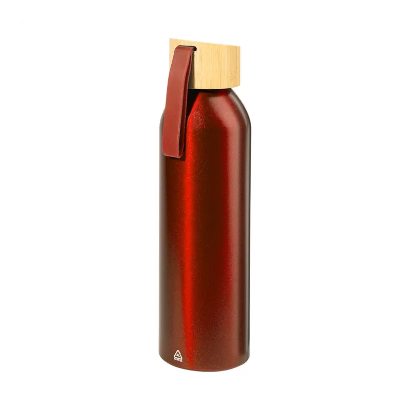 Penombra – Borraccia in alluminio 600 ml, colore Rosso